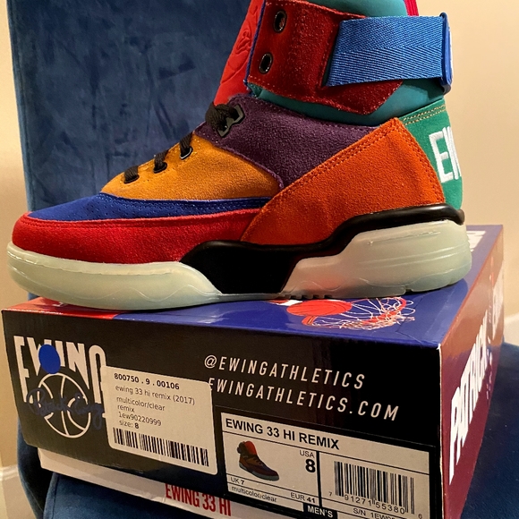 patrick ewing multicolor shoes
